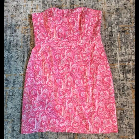 VINEYARD VINES SHELLS ALLOVER PRINT DRESS! SZ 14 - Picture 1 of 10